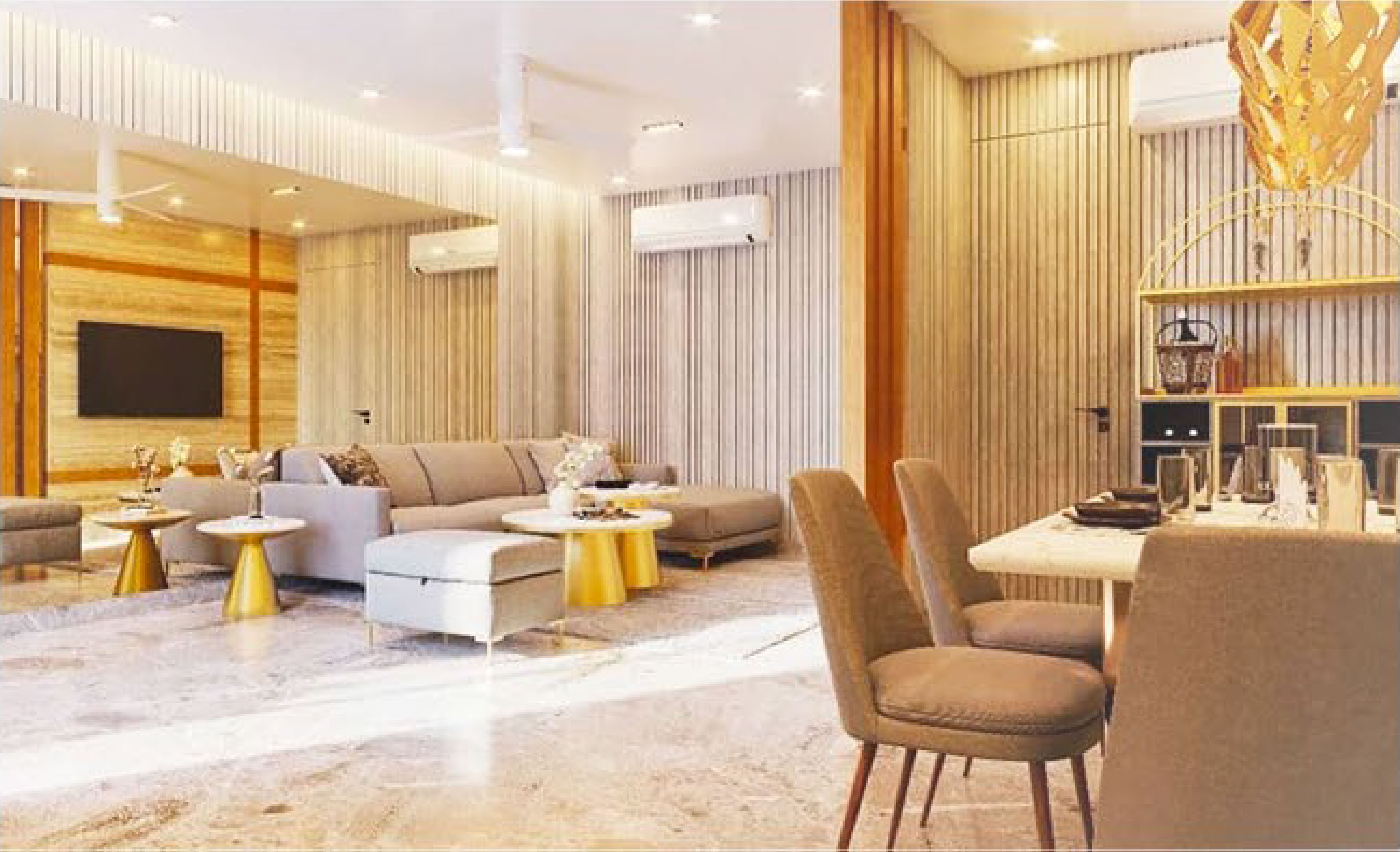 3bhk Luxury apartments in Delhi